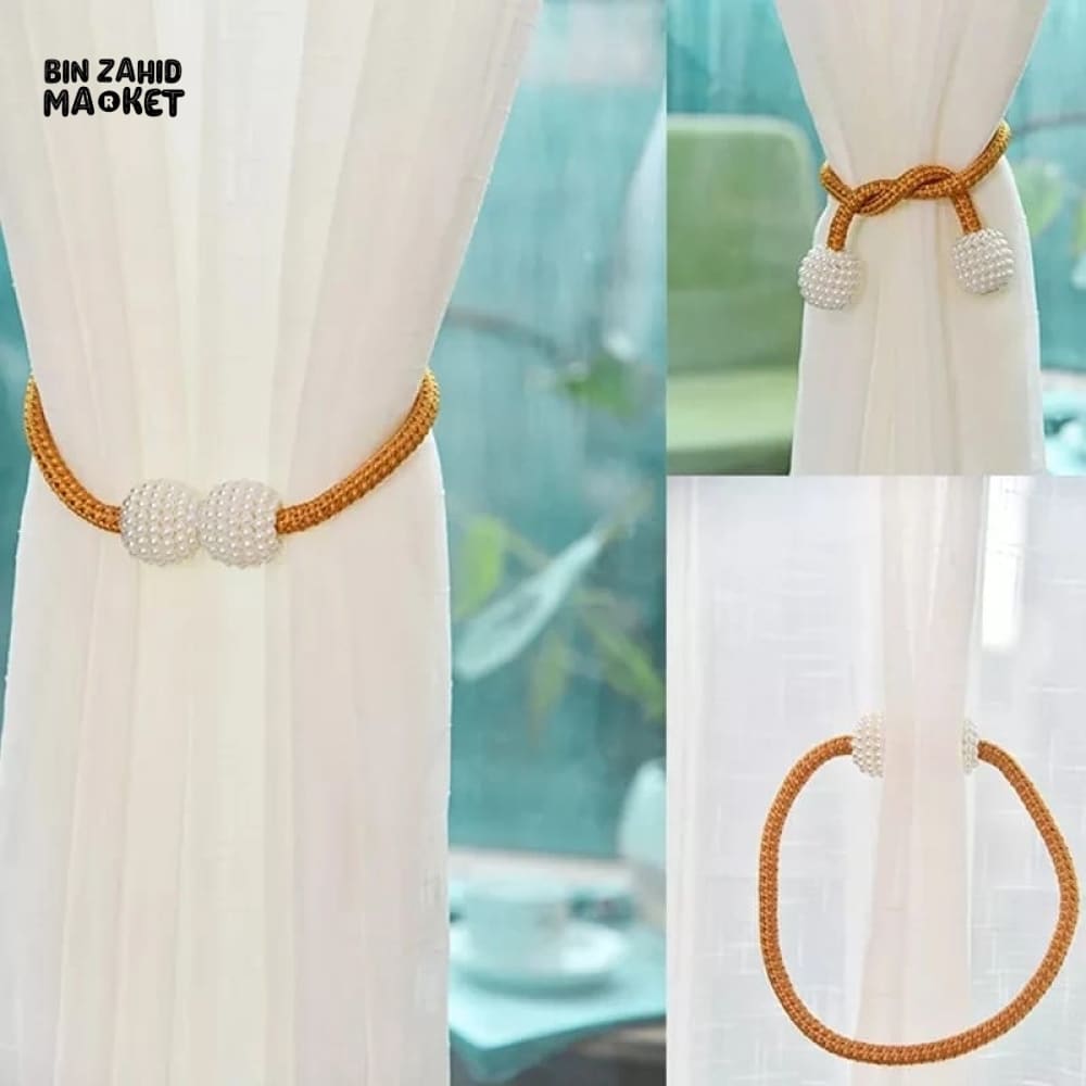 PAIR OF MAGNETIC CURTAIN HOLDER