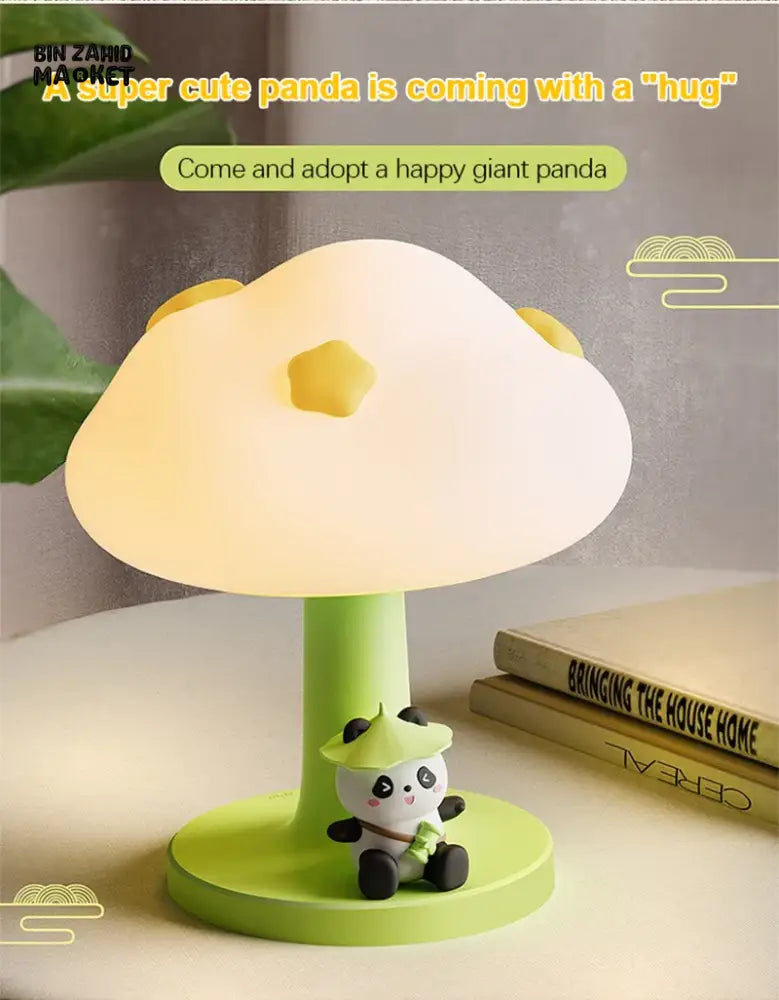 PANDA CLOUD NIGHT LAMP – RECHARGEABLE USB TOUCH DIMMABLE AMBIENT LIGHT