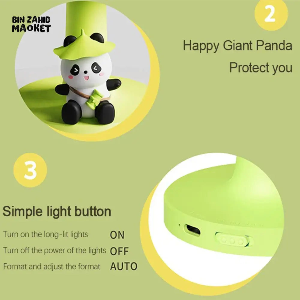 PANDA CLOUD NIGHT LAMP – RECHARGEABLE USB TOUCH DIMMABLE AMBIENT LIGHT