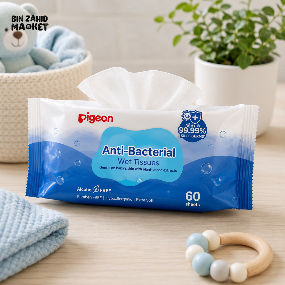 PIGEON ANTI-BACTERIAL WET TISSUES 20S