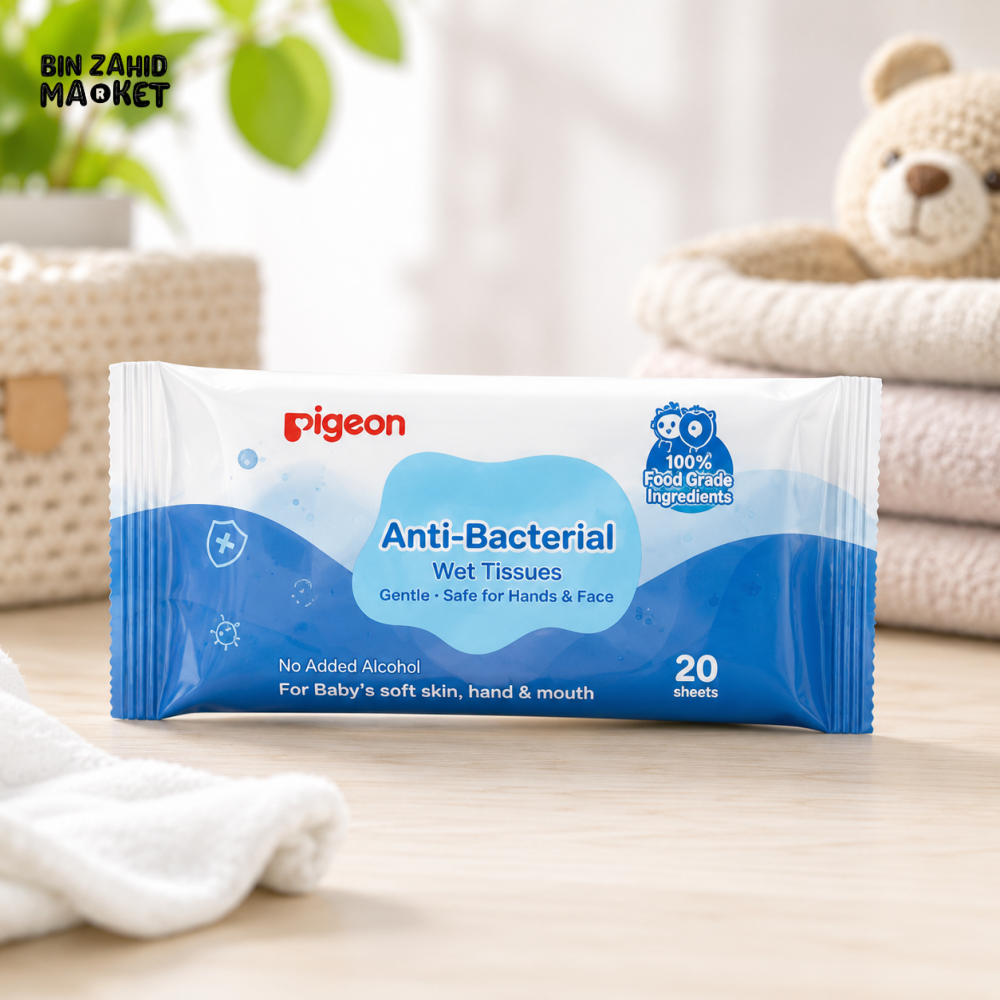 PIGEON ANTI-BACTERIAL WET TISSUES 20S