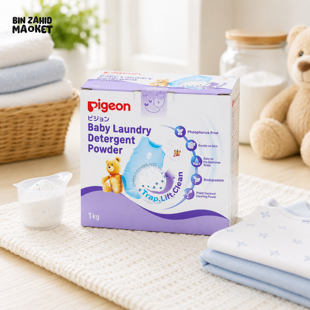 PIGEON BABY ANTI-BACTERIAL LAUNDRY DETERGENT POWDER 1 KG
