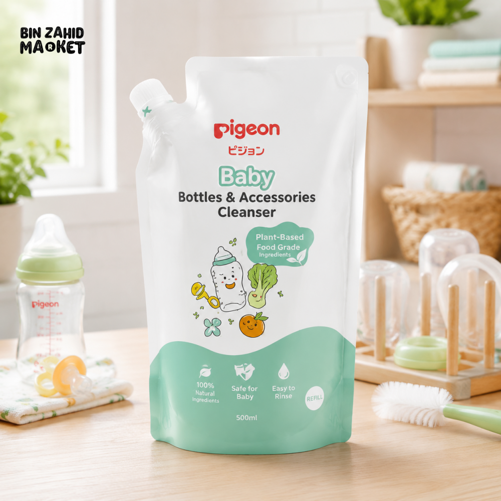 PIGEON BABY BOTTLE & ACCESSORIES LIQUID CLEANSER REFILL 450ML