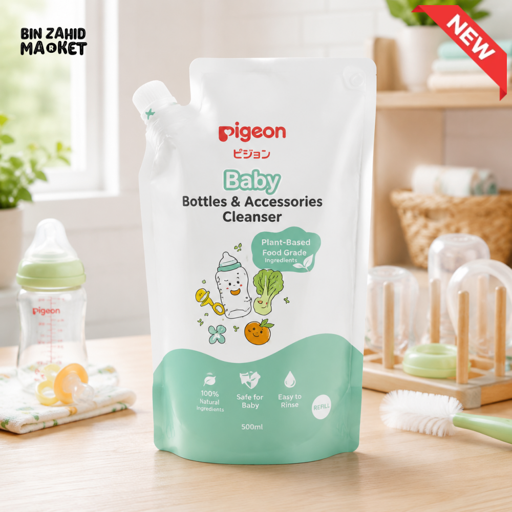 PIGEON BABY BOTTLE & ACCESSORIES LIQUID CLEANSER REFILL 450ML