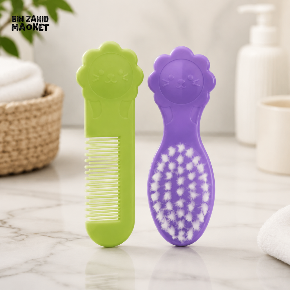 PIGEON BABY COMB AND BRUSH SET