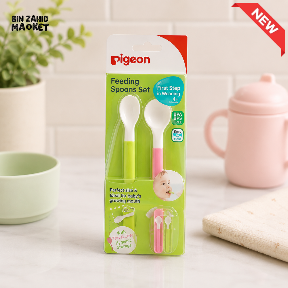 PIGEON BABY FEEDING SPOON SET
