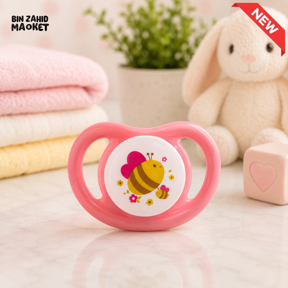 PIGEON BABY PACIFIER – BEE MOTIF (6–18 MONTHS)