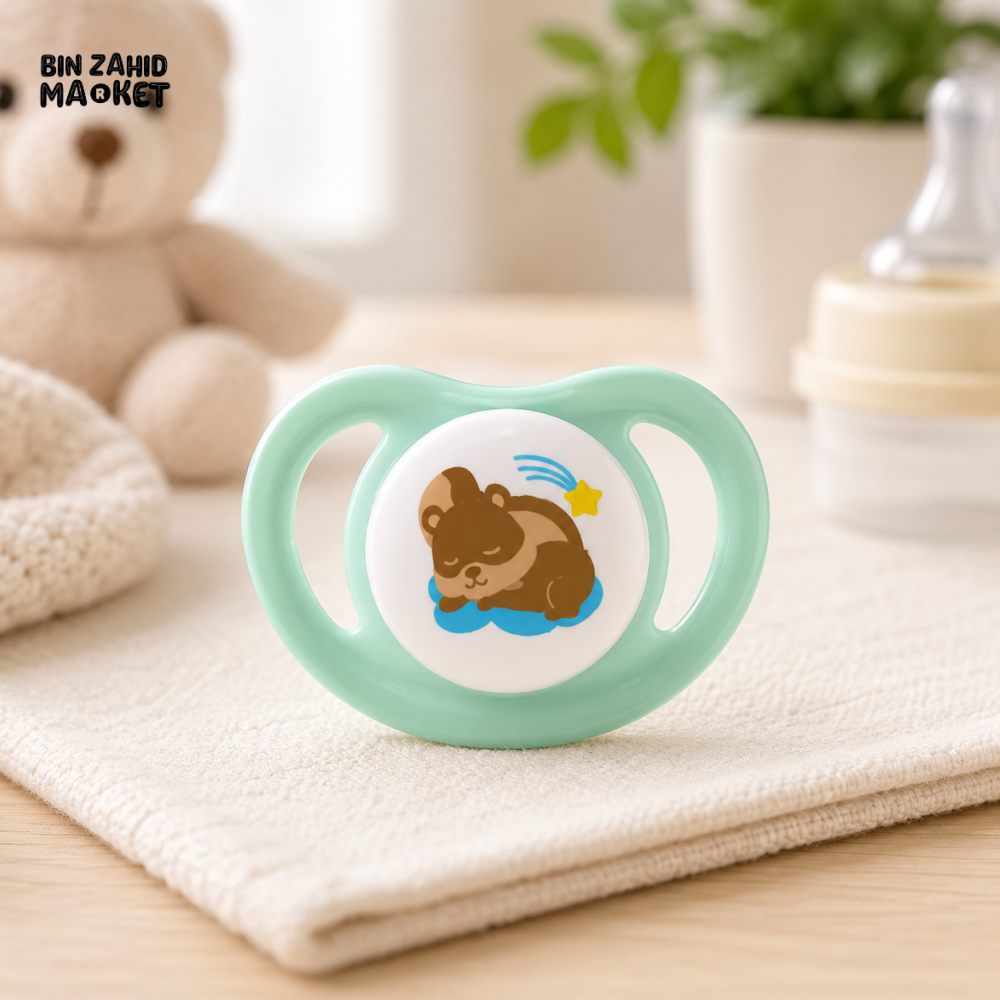 PIGEON BABY PACIFIER – BIRD MOTIF (0–6 MONTHS)