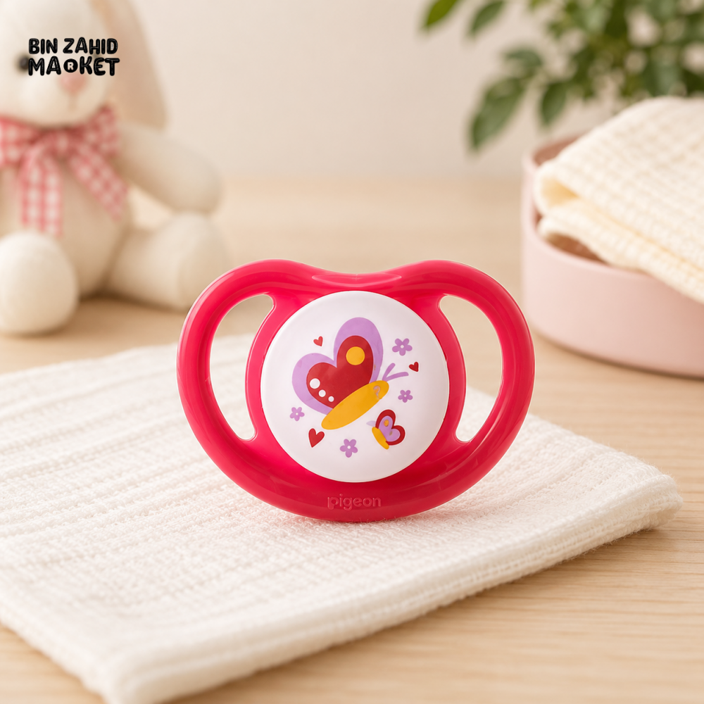 PIGEON BABY PACIFIER – BUTTERFLY MOTIF (12–36 MONTHS)