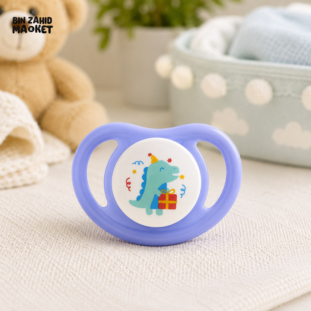PIGEON BABY PACIFIER – DINO BIRTHDAY THEME (6–18 MONTHS)