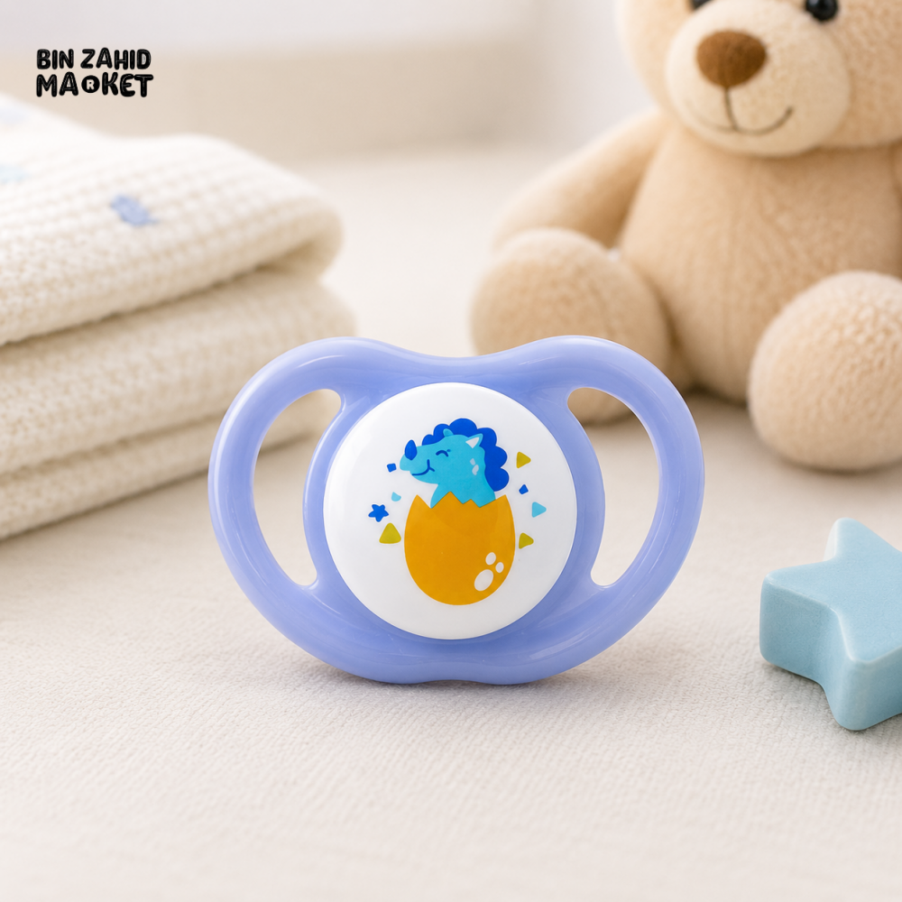 PIGEON BABY PACIFIER – DINO EGG THEME (0–6 MONTHS)