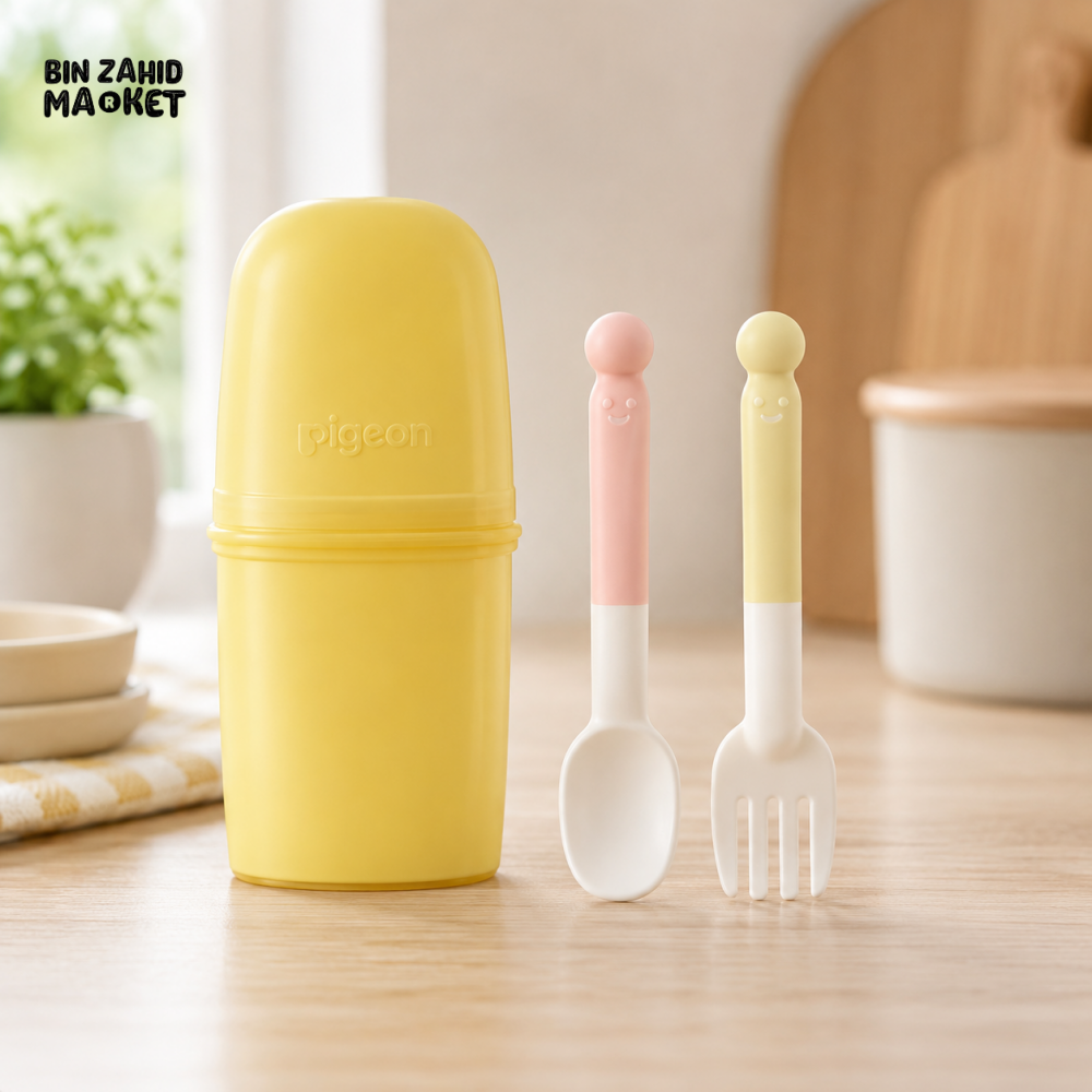 PIGEON BABY SELF-WEAN SPOON & FORK