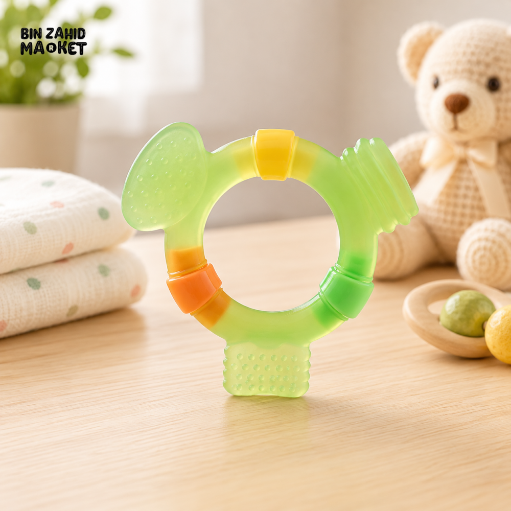 PIGEON BABY TEETHER TOY (7+ MONTHS) BPA-FREE & SENSORY STIMULATING