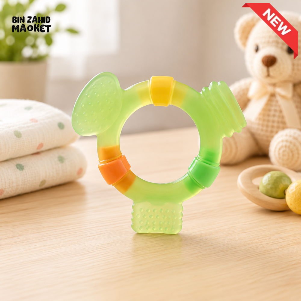 PIGEON BABY TEETHER TOY (7+ MONTHS) BPA-FREE & SENSORY STIMULATING