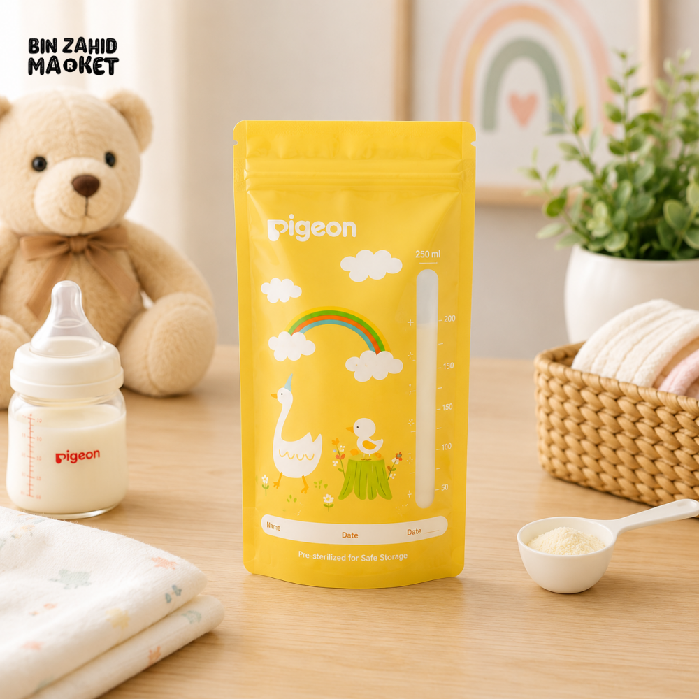 PIGEON BREASTMILK STORAGE BAGS – 180ML (25 PCS)