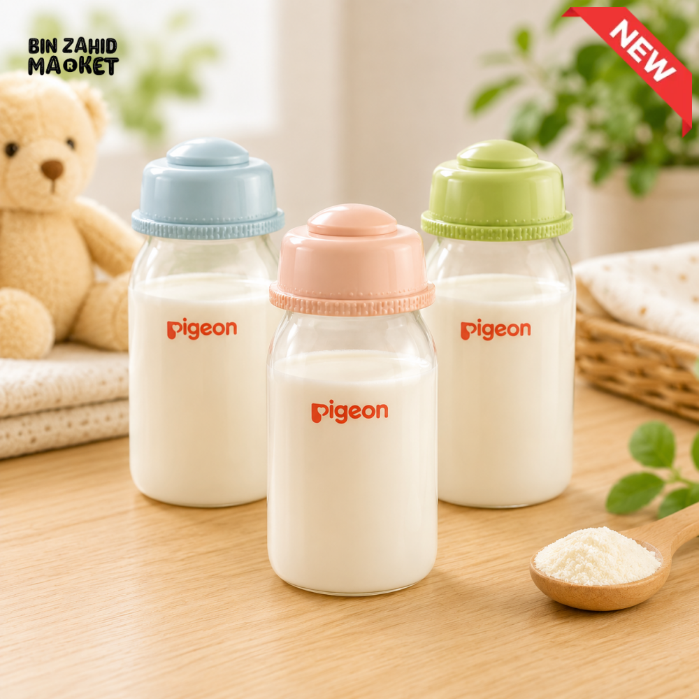 PIGEON BREASTMILK STORAGE BOTTLES 120ML PK-3