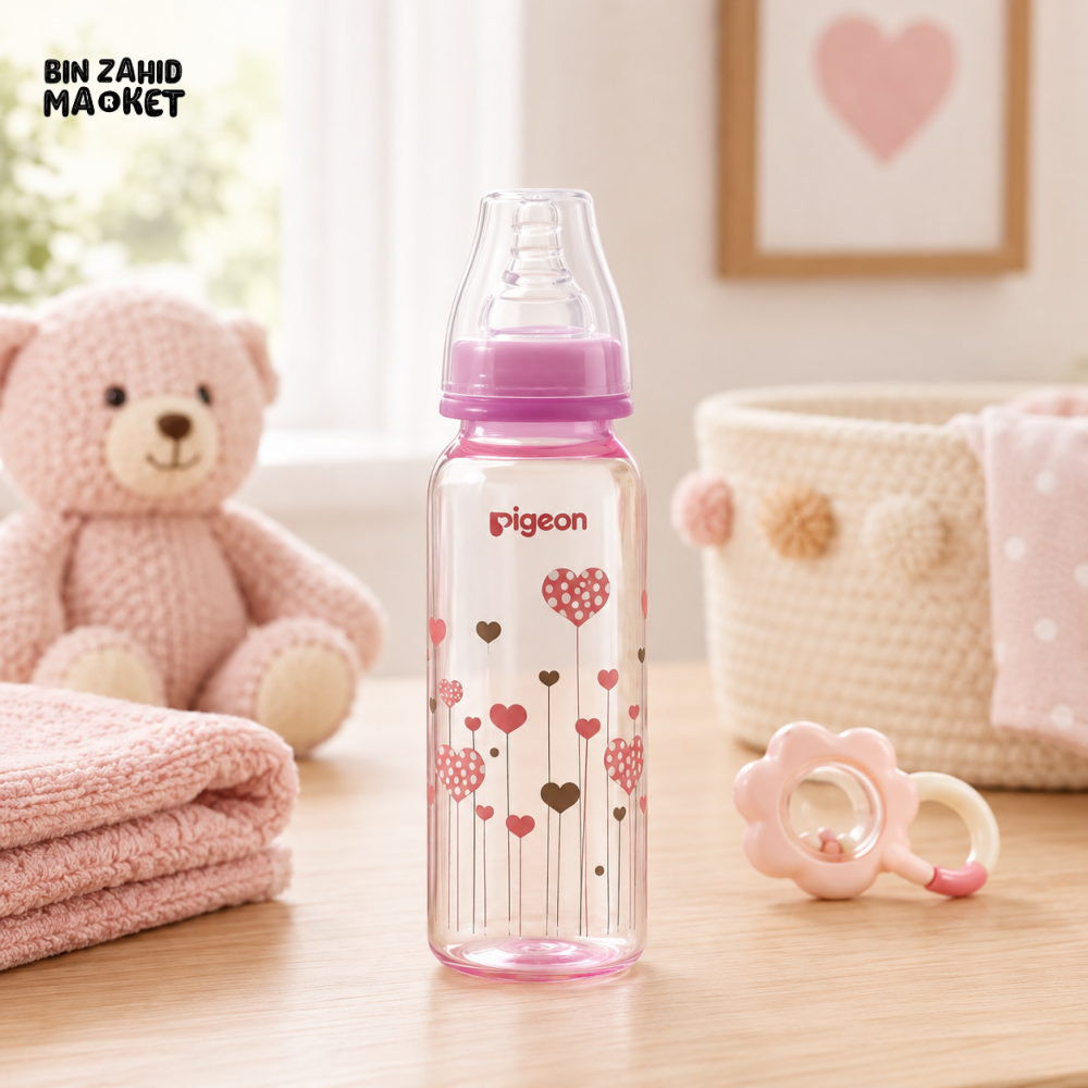 PIGEON FLEXIBLE FEEDER CLEAR RPP – 240ML