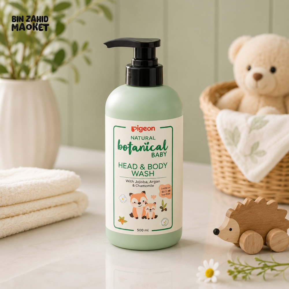PIGEON NATURAL BOTANICAL BABY HEAD & BODY WASH