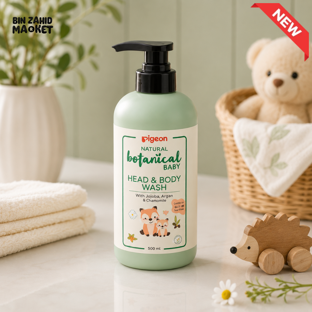 PIGEON NATURAL BOTANICAL BABY HEAD & BODY WASH