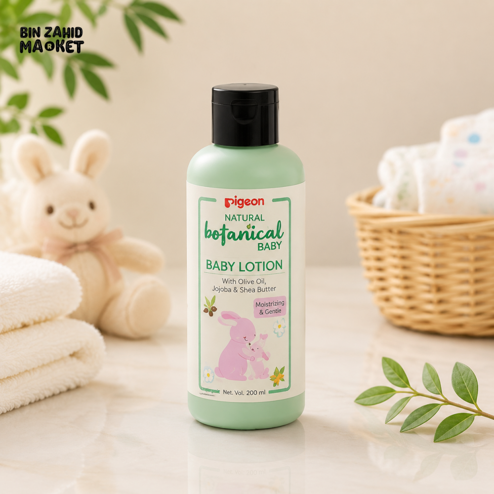 PIGEON NATURAL BOTANICAL BABY MILKY LOTION – 200ML