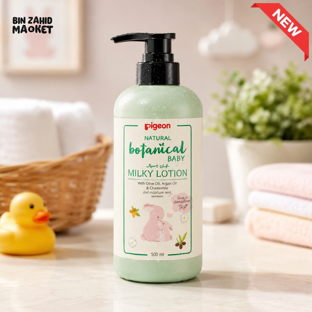 PIGEON NATURAL BOTANICAL BABY MILKY LOTION – 500ML