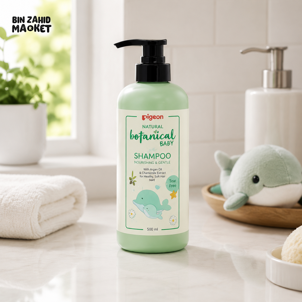PIGEON NATURAL BOTANICAL BABY SHAMPOO 500ML
