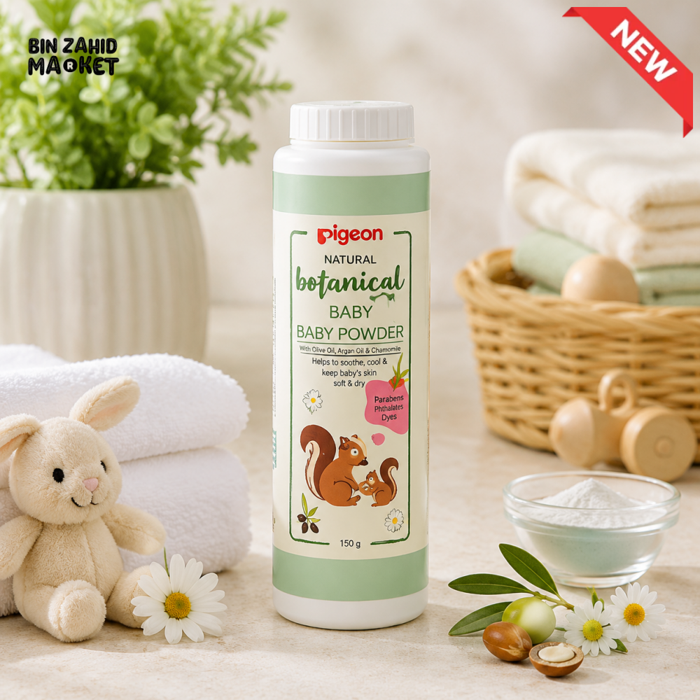 PIGEON NATURAL BOTANICAL BABY SILKY POWDER 125G