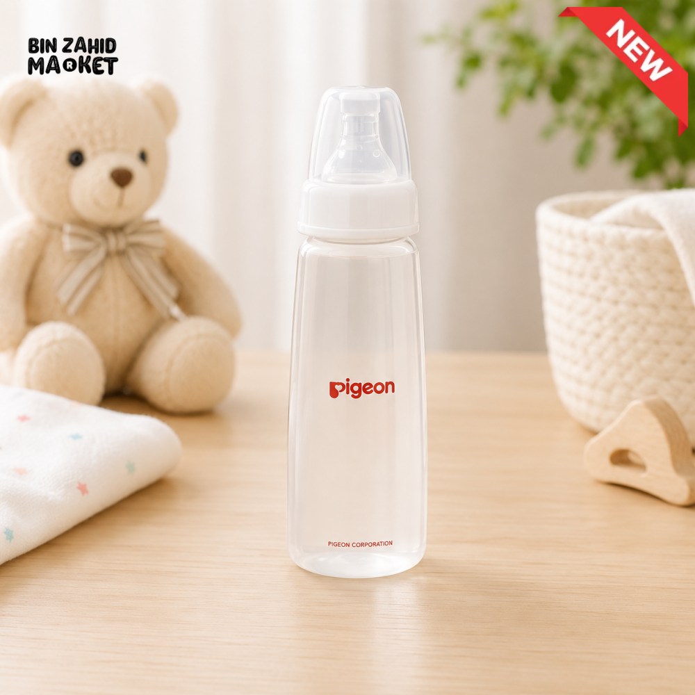 PIGEON NURSING BOTTLE WITH PERISTALTIC NIPPLE (PPSU)