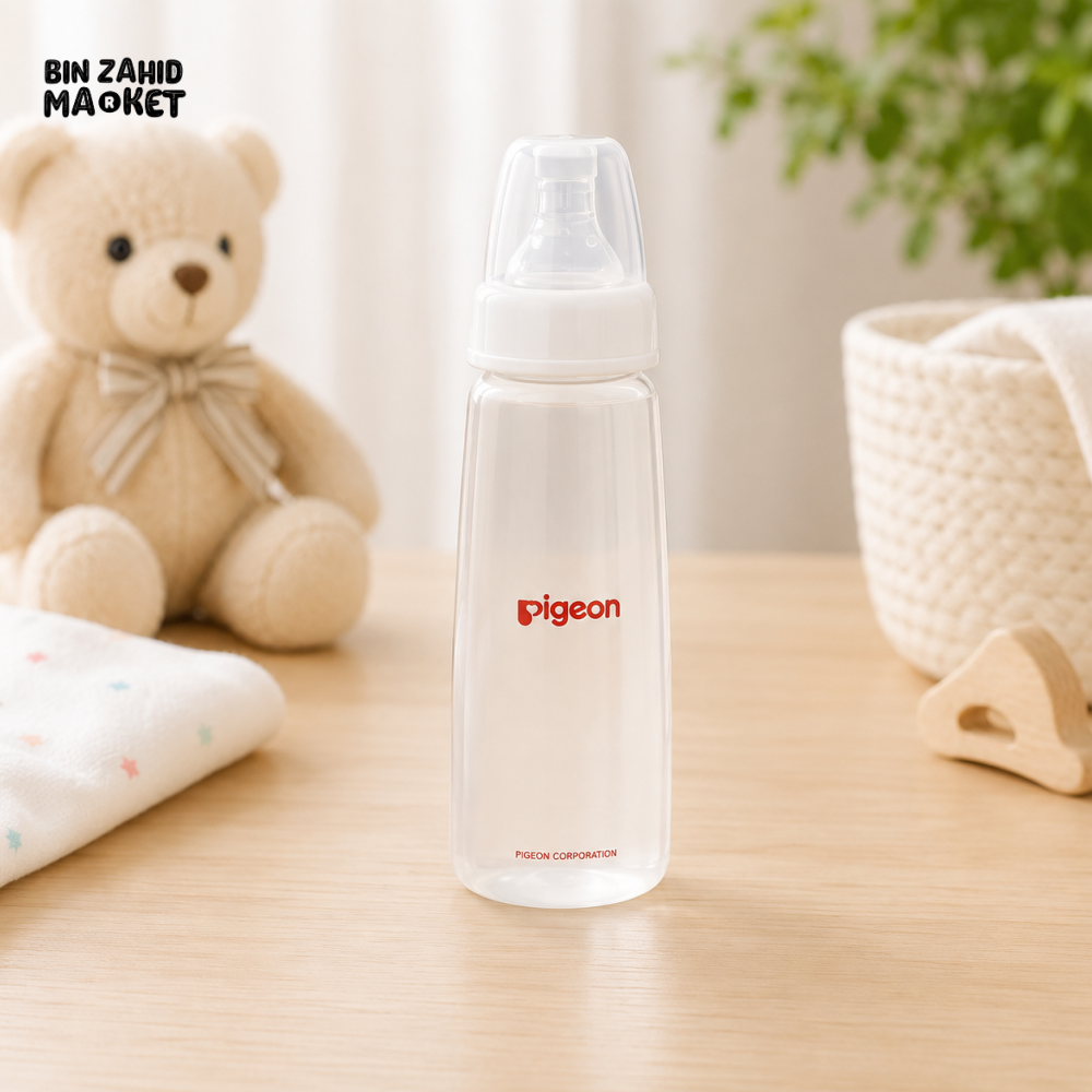 PIGEON NURSING BOTTLE WITH PERISTALTIC NIPPLE (PPSU)