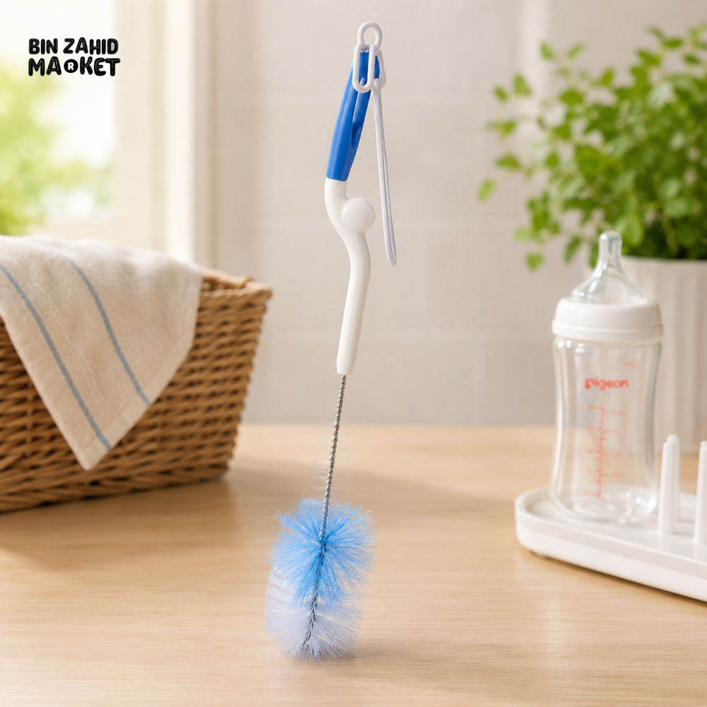 PIGEON NYLON BOTTLE & NIPPLE BRUSH