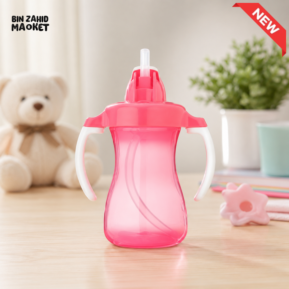 PIGEON PETITE TRAINING STRAW BOTTLE 150ML (PINK)