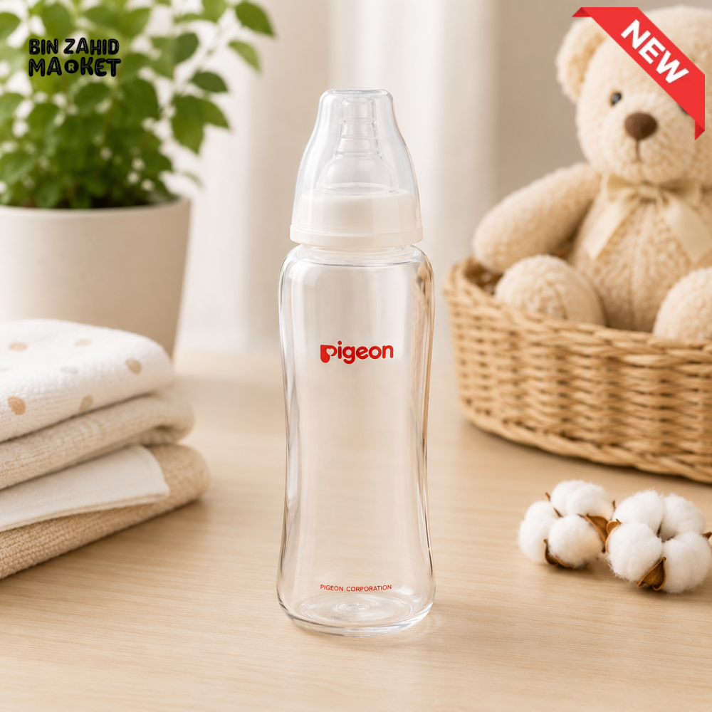 PIGEON SLIM NECK NURSING BOTTLE WITH PERISTALTIC NIPPLE