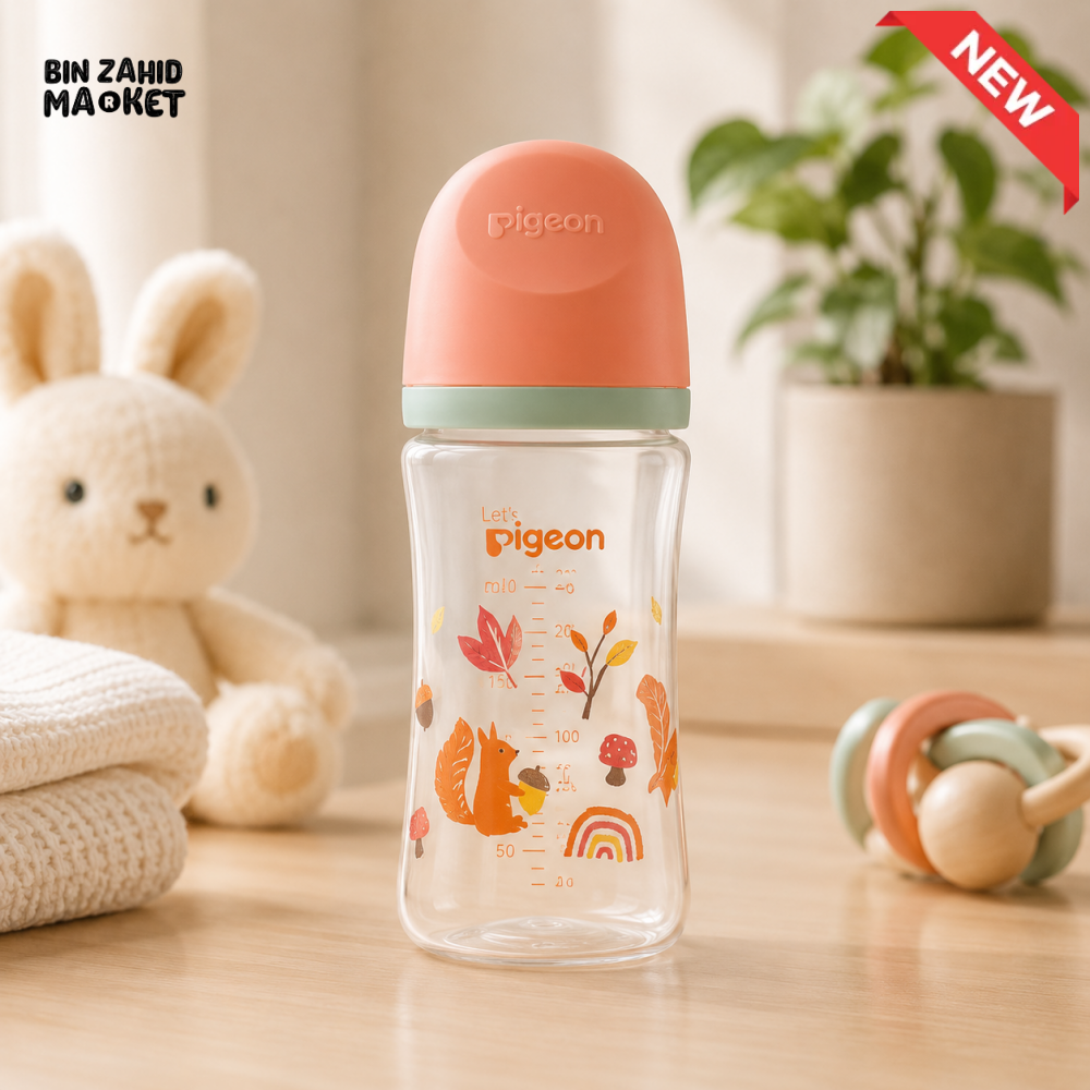 PIGEON SOFTOUCH BPP WIDE NECK NURSING BOTTLE PP 240ML – AUTUMN