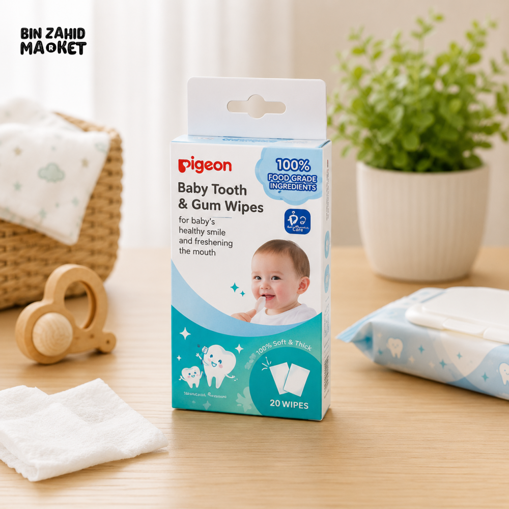 PIGEON TOOTH & GUM WIPES NATURAL