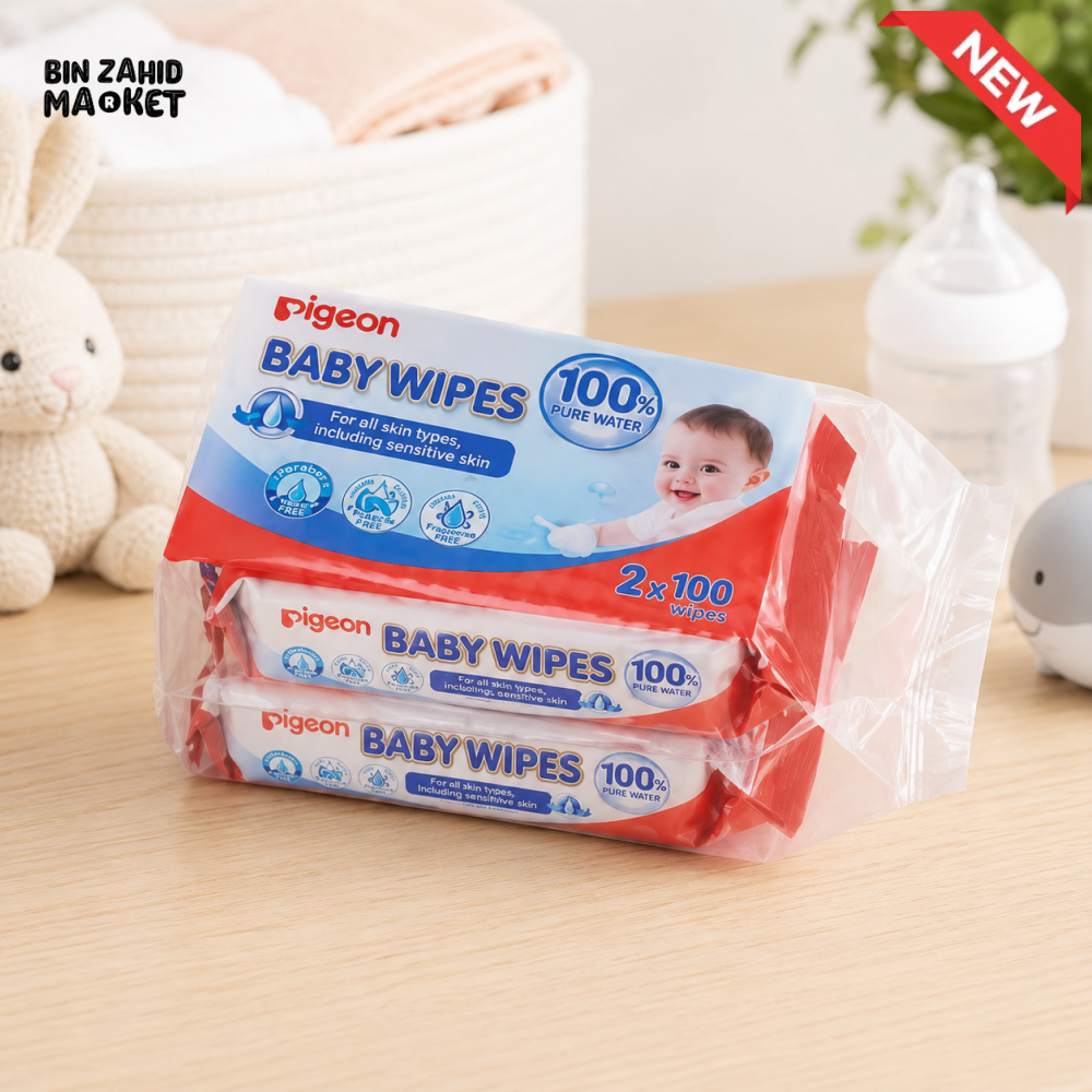 PIGEON ULTRA SOFT BABY WIPES (99% PURE WATER)