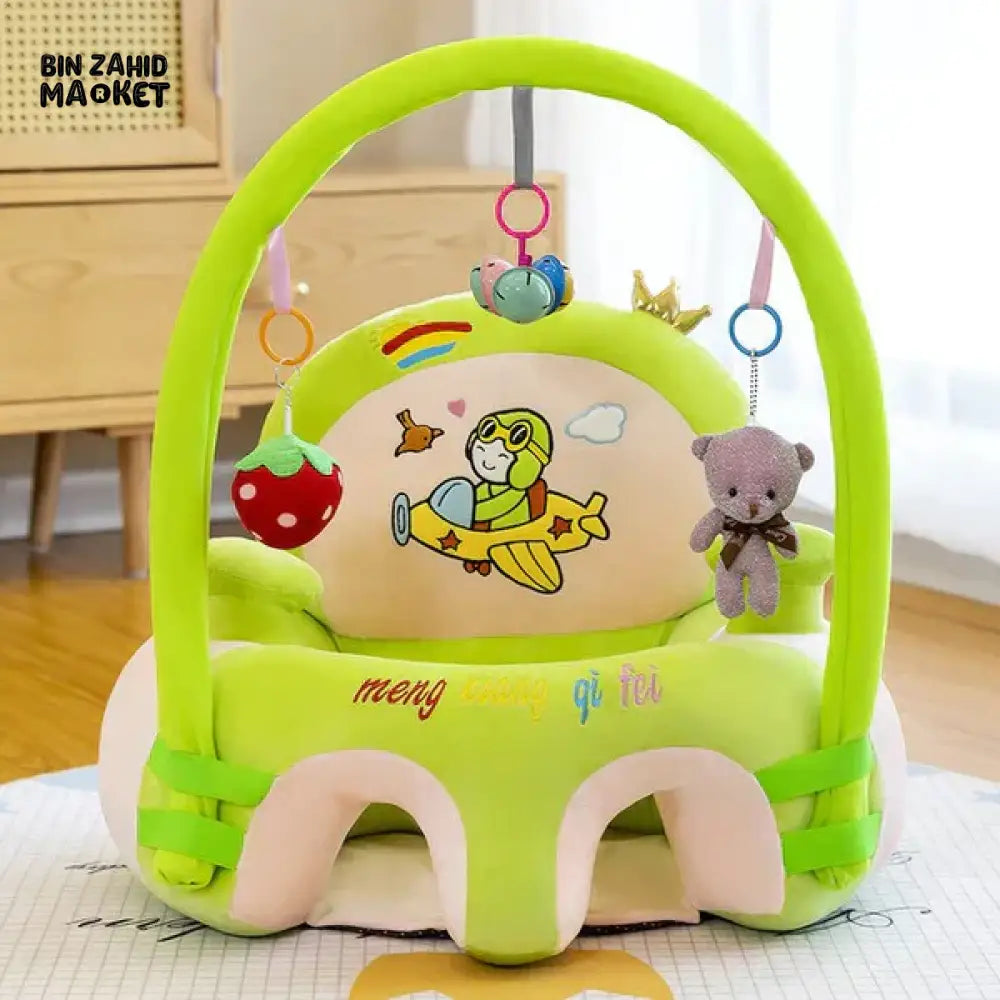 PILOT BABY SEAT WITH TOY BAR Green