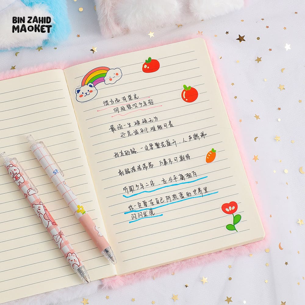 PLUSH NOTE BOOK
