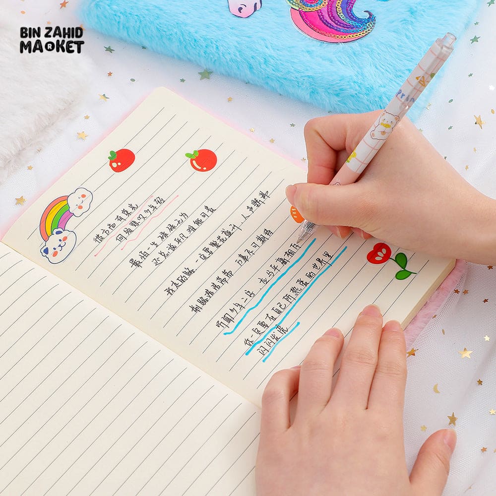 PLUSH NOTE BOOK