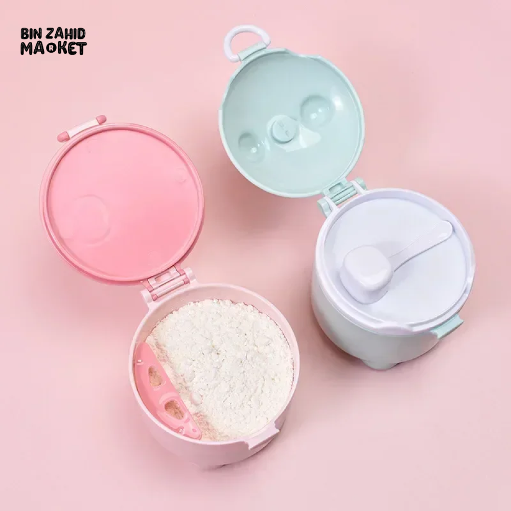 PORTABLE BABY MILK POWDER BOX FOOD STORAGE FOR INFANT CEREAL & TODDLER SNACKS