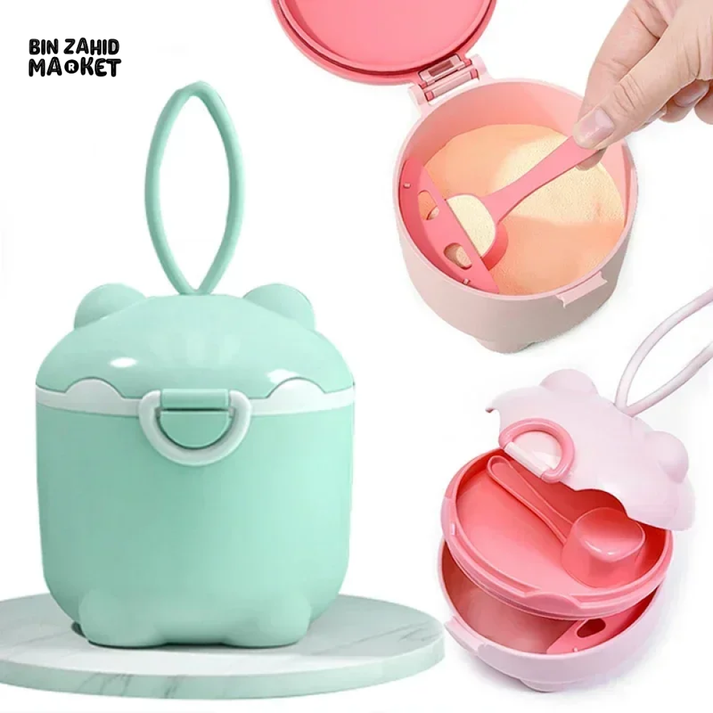 PORTABLE BABY MILK POWDER BOX FOOD STORAGE FOR INFANT CEREAL & TODDLER SNACKS
