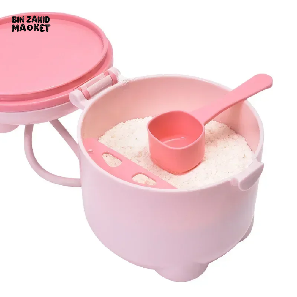 PORTABLE BABY MILK POWDER BOX FOOD STORAGE FOR INFANT CEREAL & TODDLER SNACKS