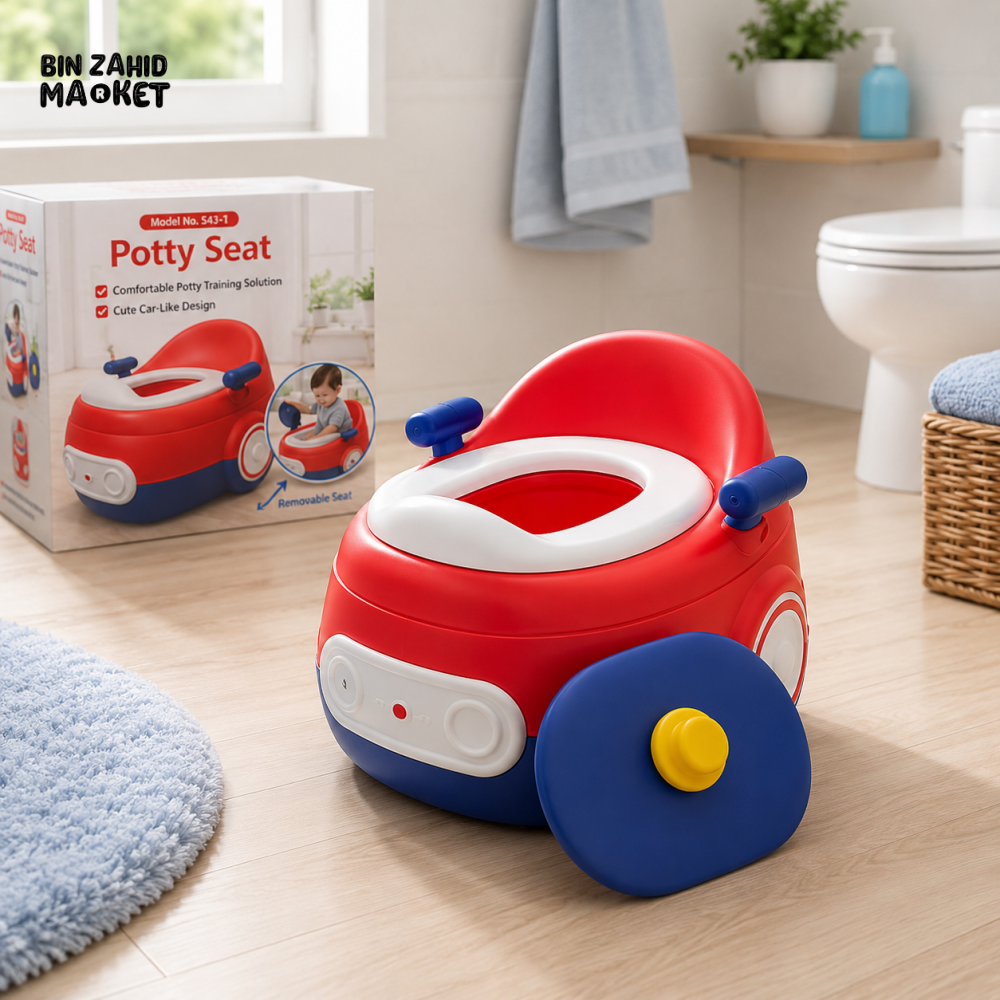 PORTABLE BABY POTTY TRAINING SEAT WITH REMOVABLE BOWL