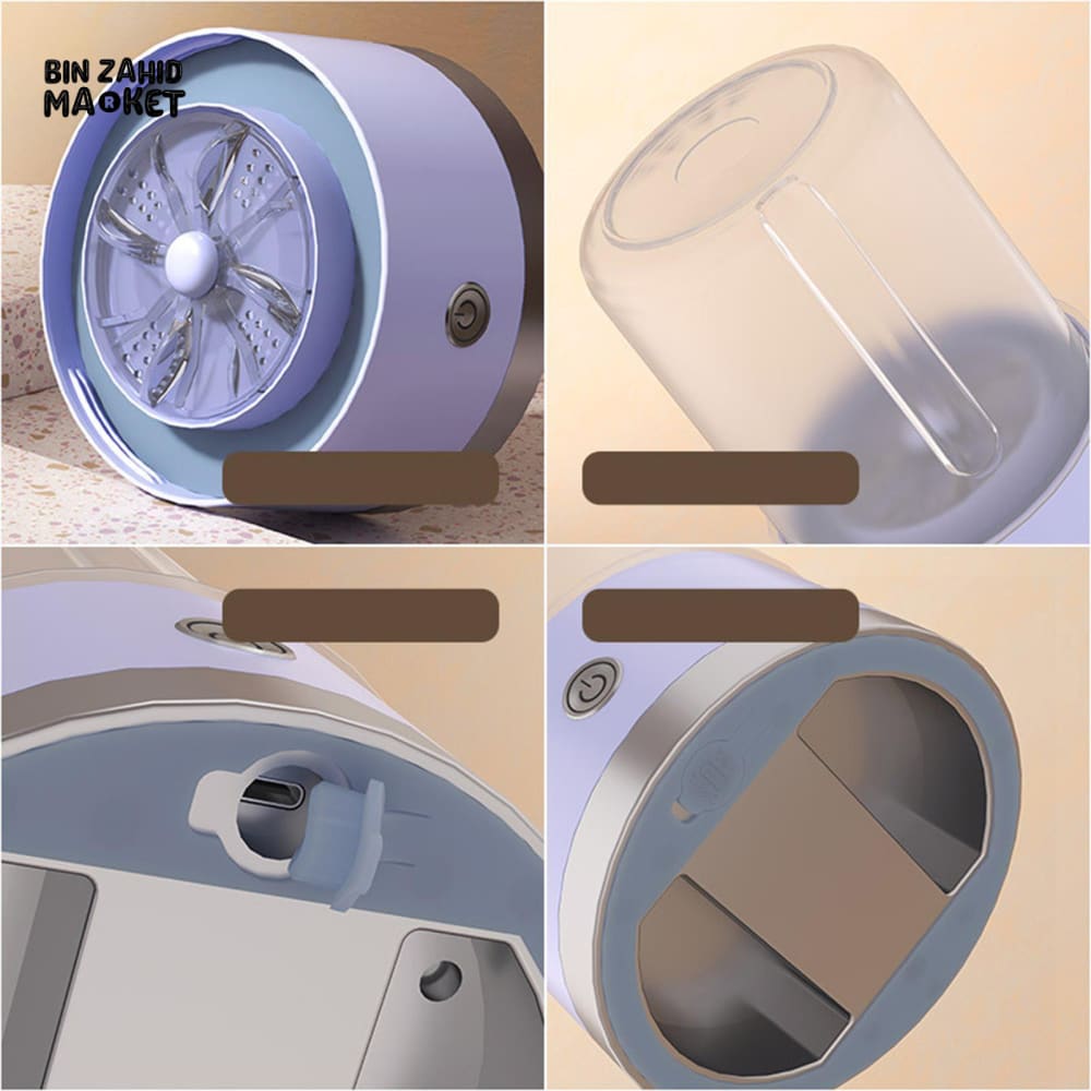 PORTABLE COMPACT LAUNDRY WASHER 3 WASH MODES IDEAL FOR TRAVEL & HOME USE