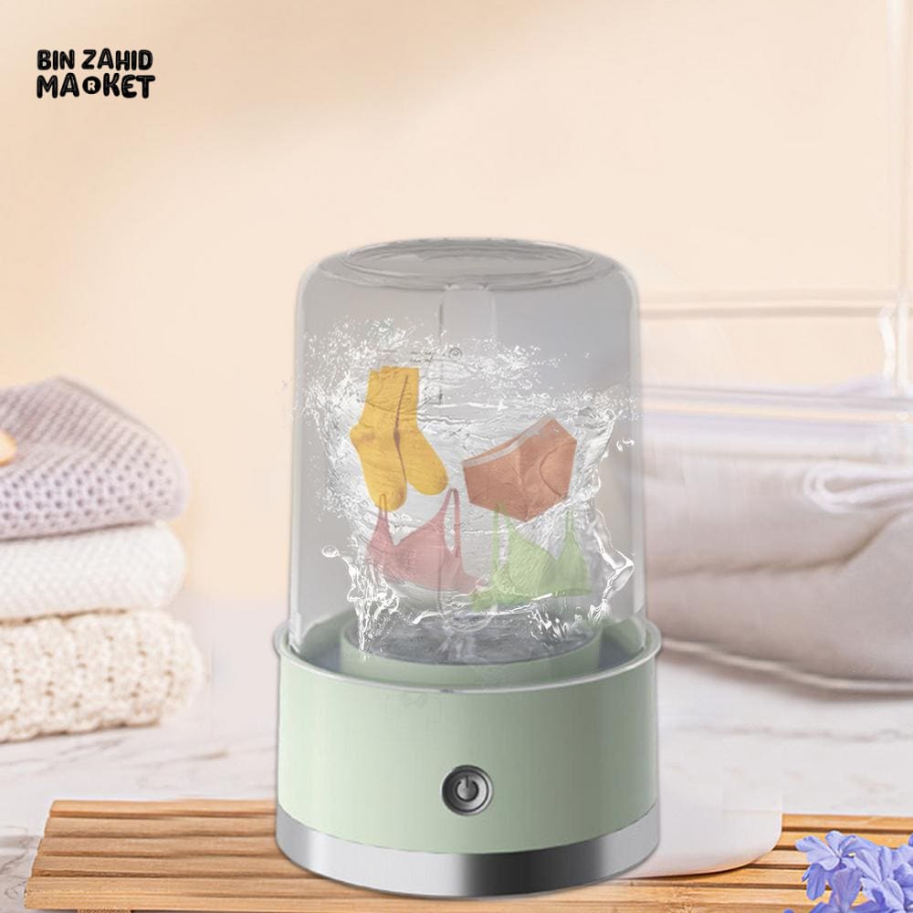 PORTABLE COMPACT LAUNDRY WASHER 3 WASH MODES IDEAL FOR TRAVEL & HOME USE