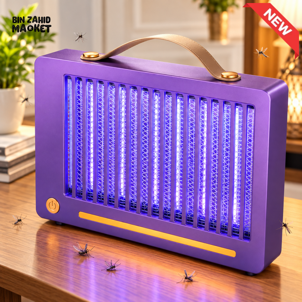 PORTABLE ELECTRIC SHOCK MOSQUITO KILLING LAMP WITH CARRY HANDLE - Mosquito Killers