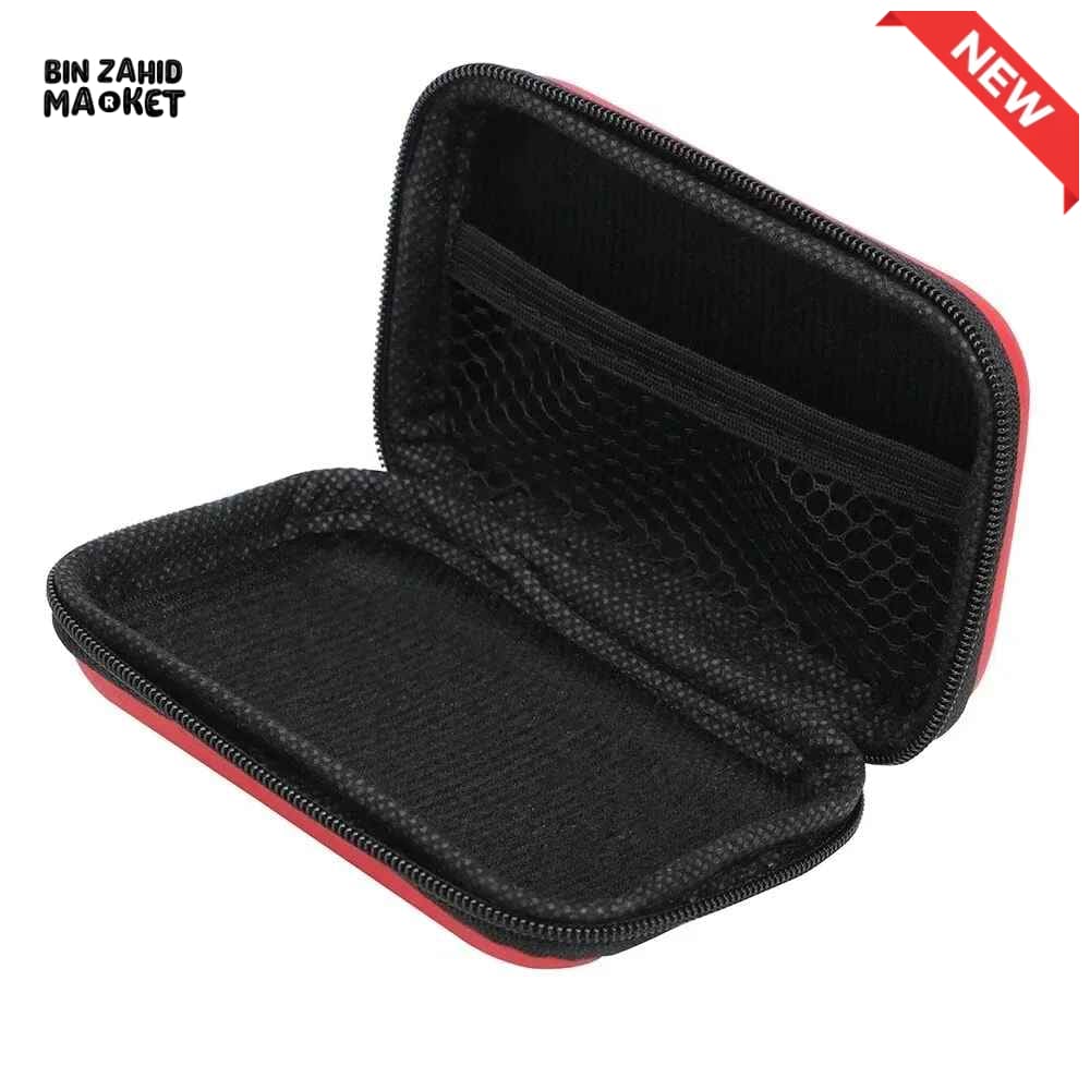 PORTABLE EVA HARD SHELL ZIPPER STORAGE CASE 1-PIECE