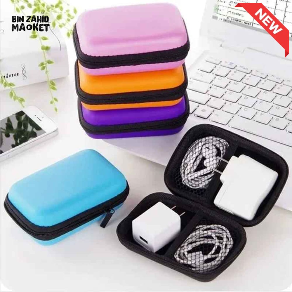 PORTABLE EVA HARD SHELL ZIPPER STORAGE CASE 1-PIECE