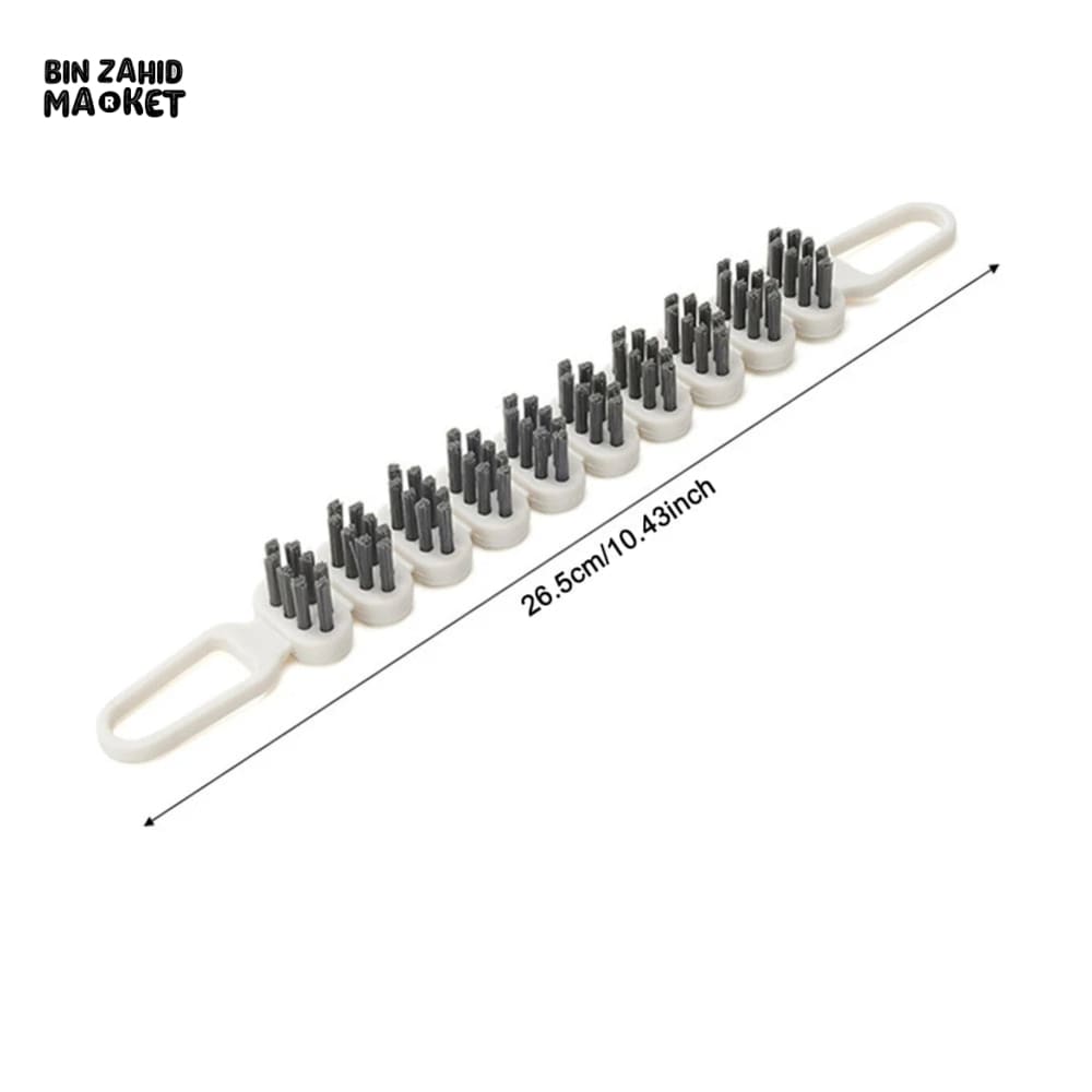 PORTABLE FOLDABLE GROUT BRUSH – FLEXIBLE MULTIFUNCTIONAL CLEANING BRUSH WITH SOFT BRISTLES FOR KITCHEN BATHROOM & HOME