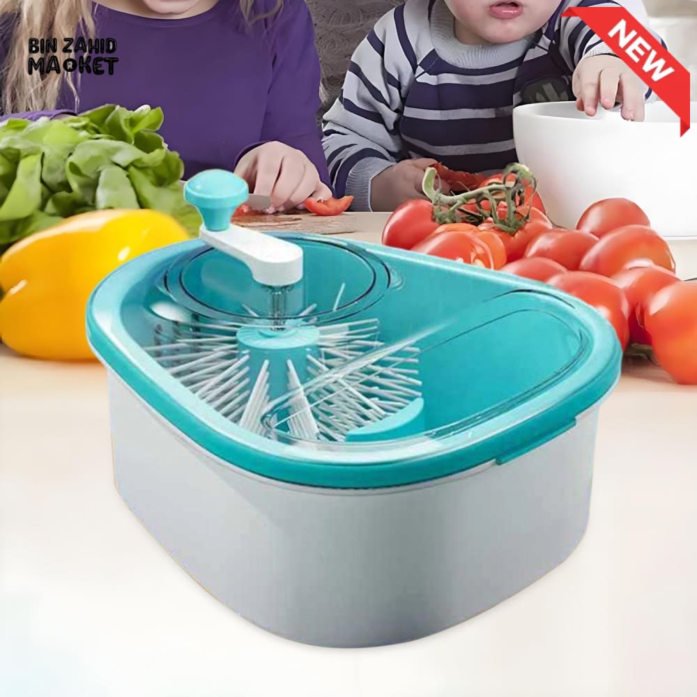 PORTABLE FRUIT & VEGETABLE WASHING BOWL WITH INTEGRATED BRUSH – QUICK RINSE EASY DRAIN