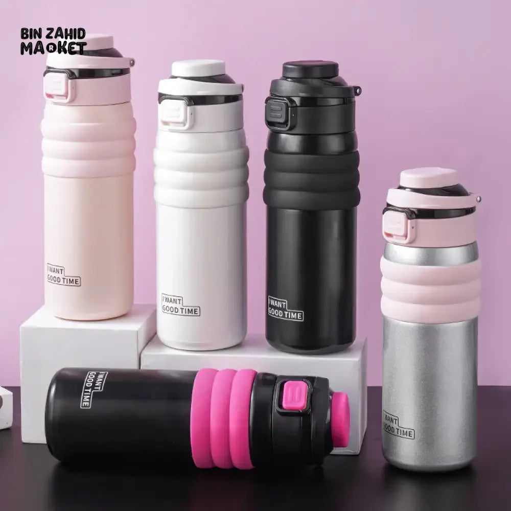 PORTABLE INSULATED WATER CUP – LARGE CAPACITY LEAK PROOF BOTTLE FOR TRAVEL FITNESS & STUDENT USE